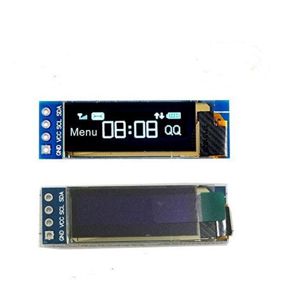 0,91 tolline 128x32 I2C IIC liides Serial White Blue OLED LCD ekraan moodul SSD1306