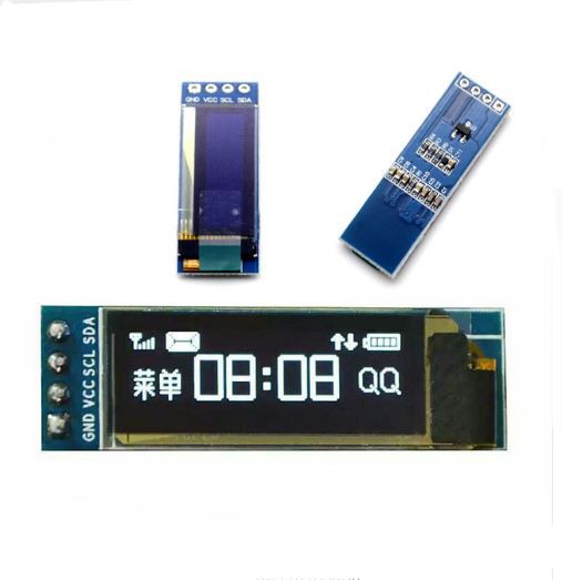 0.91 Inch 128x32 128 32 I2C IIC Interface Serial White Blue OLED LCD Display Module 0.91 12832 SSD1306 LCD Screen 0.91 Inch 128x32 128 32 I2C IIC Interface Serial White Blue OLED LCD Display Module 0.91 12832 SSD1306 LCD Screen
