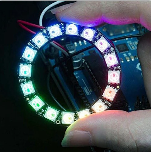 1tk RGB LED ring 24bit WS2812 5050 RGB LED + integreeritud draiverid