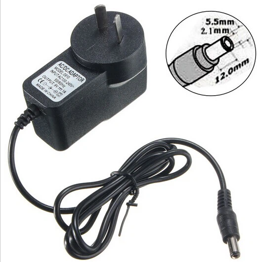 9V 1A AU pistikuadapter