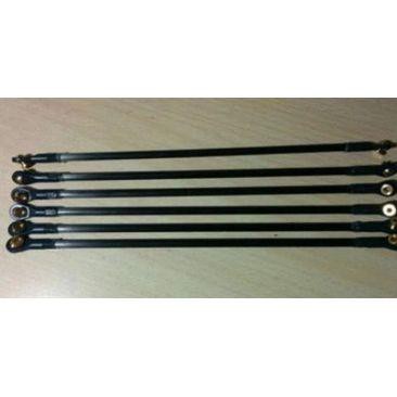 Süsinikkiust palli peaga Kossel Push Rod(1PCS)