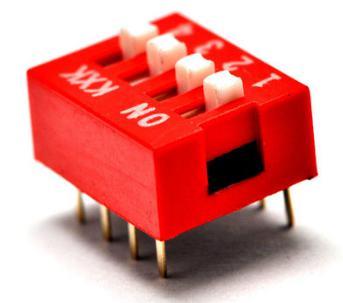 Flat Dial Switch 2.54mm