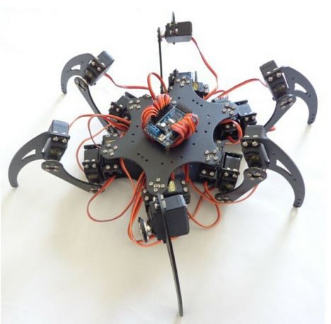 18DOF Alumiinium Hexapod Spider