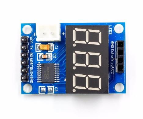 Ultraheli kauguse mõõtmise juhtpaneel HC-SR04 jaoks